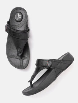 Carlton London - Solid Black Sandals